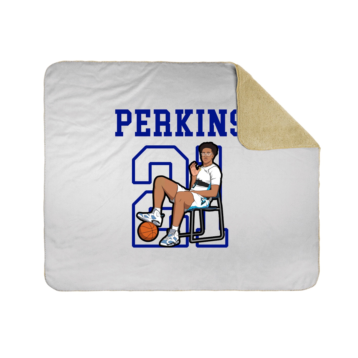 Throw Blanket — Shirsey in White