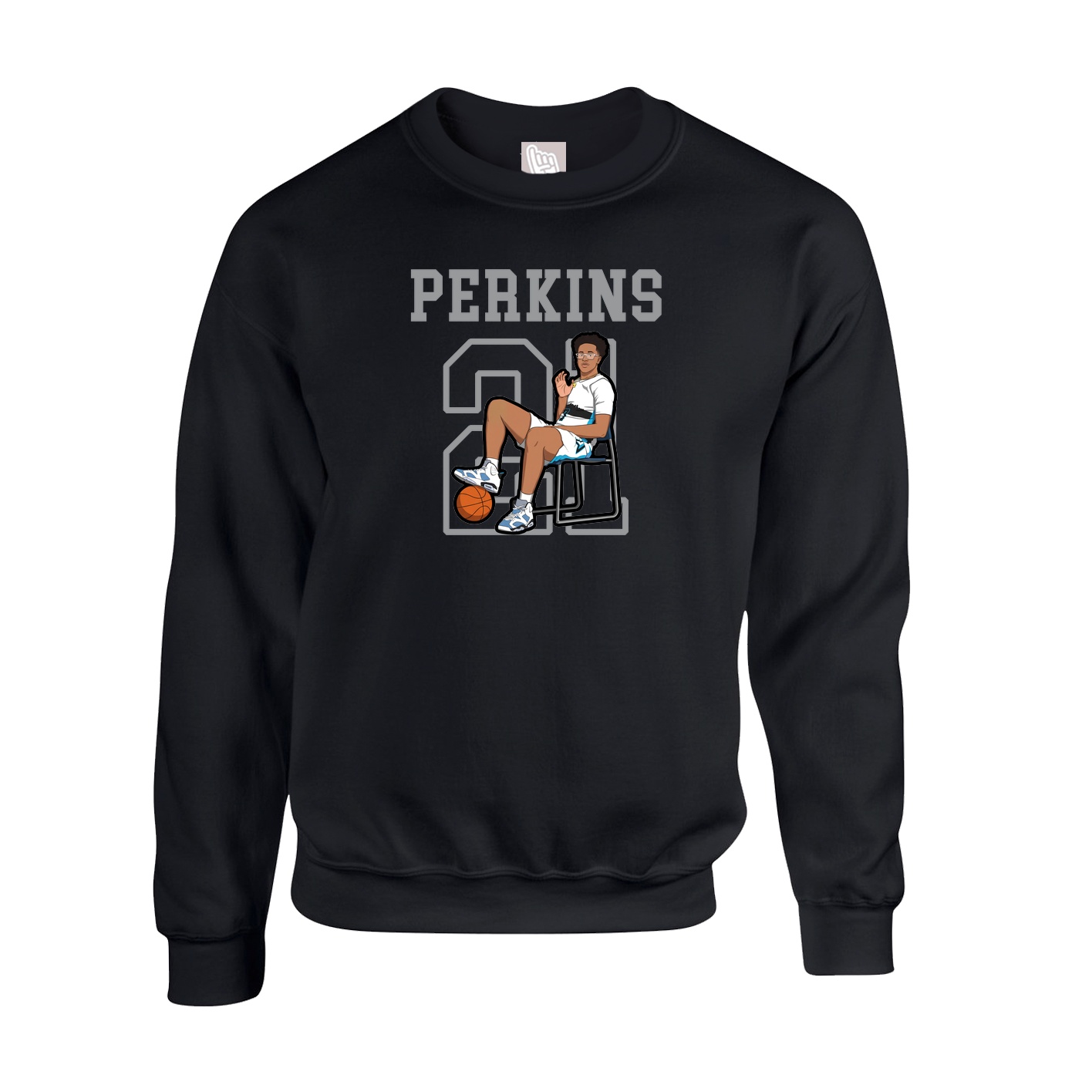 Fleece Crew — Shirsey in Black