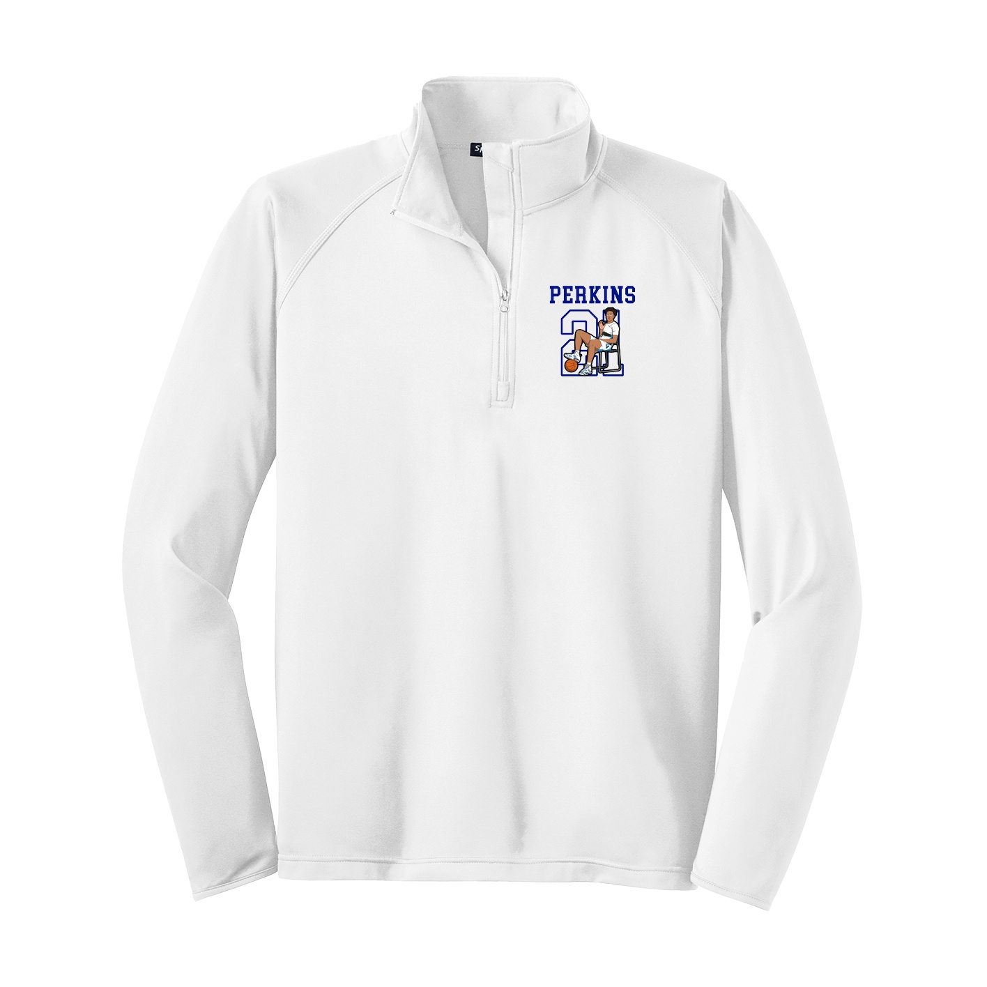 Q-Zip Pullover — Shirsey in White