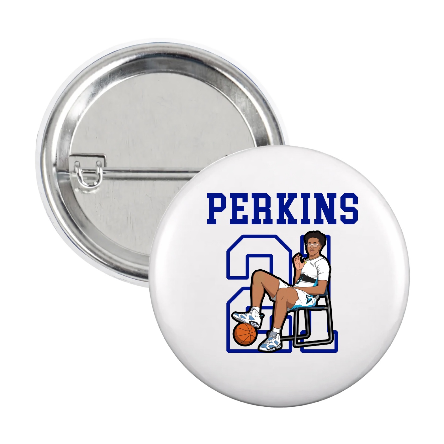 Game Day Button — Shirsey in White