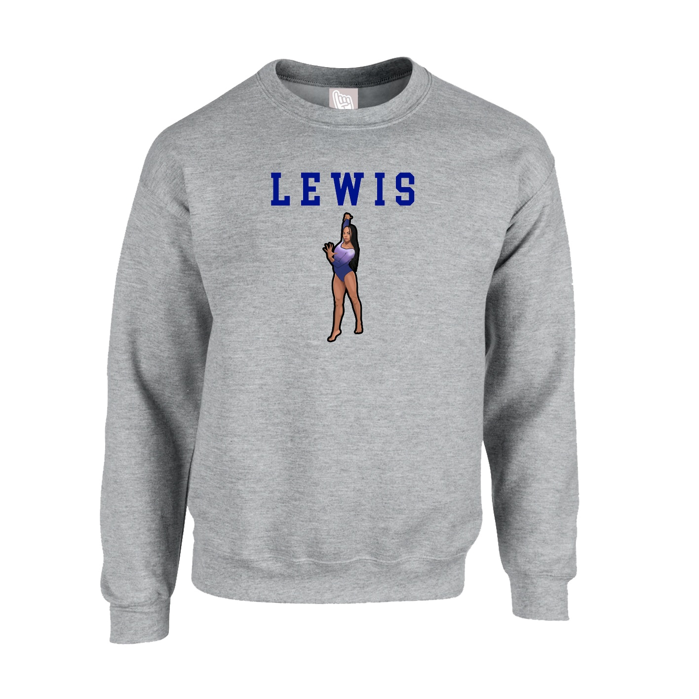 Fleece Crew — Shirsey in Grey