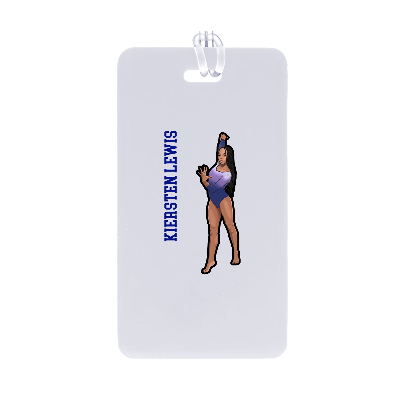 Bag Tag — Name Vertical in Classic