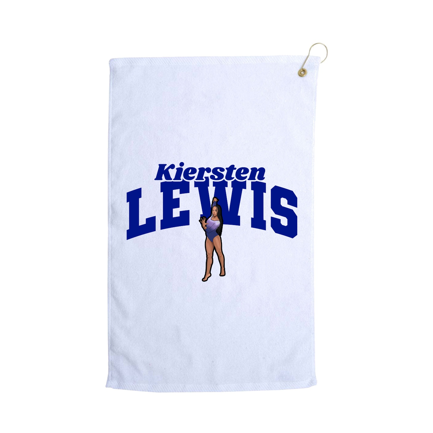 Golf Towel — Signature Arch in White