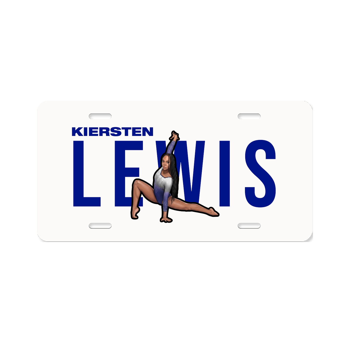License Plate — Player Name in Classic