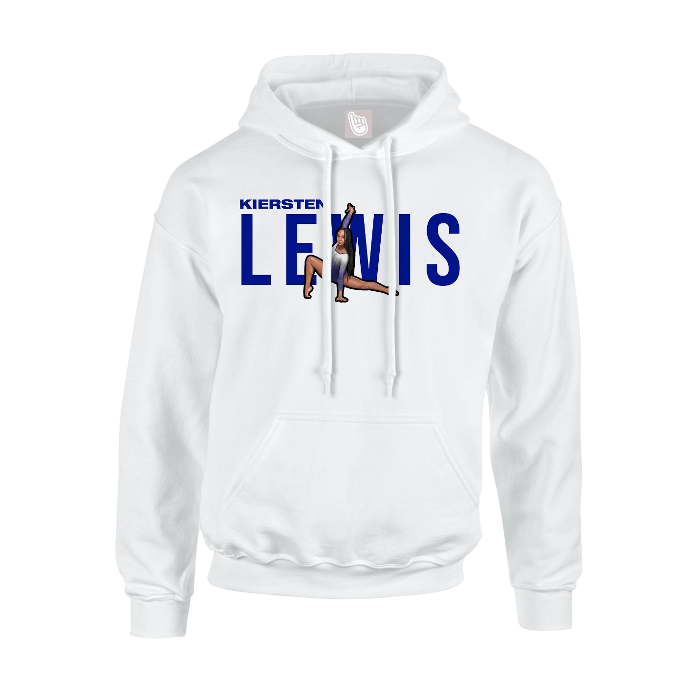 Youth Hoodie — Player Name in White