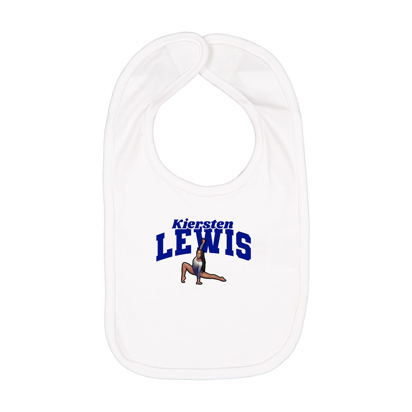 Infant Bib — Signature Arch in White