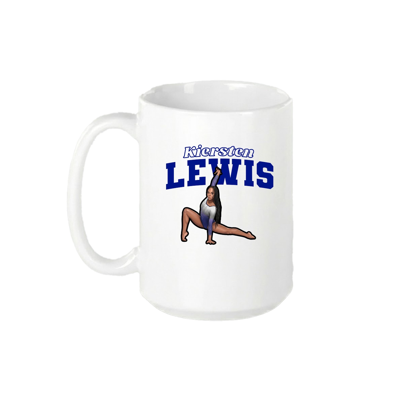 15oz Coffee Mug — Name Arch in White