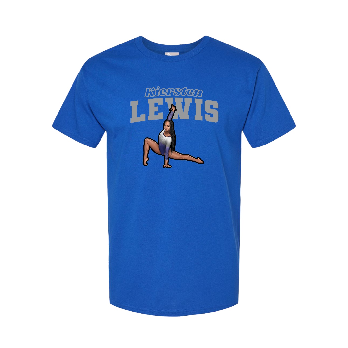 Youth Tee — Name Arch in Royal