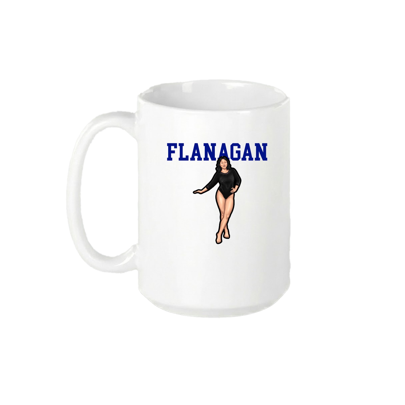 15oz Coffee Mug — Shirsey in White