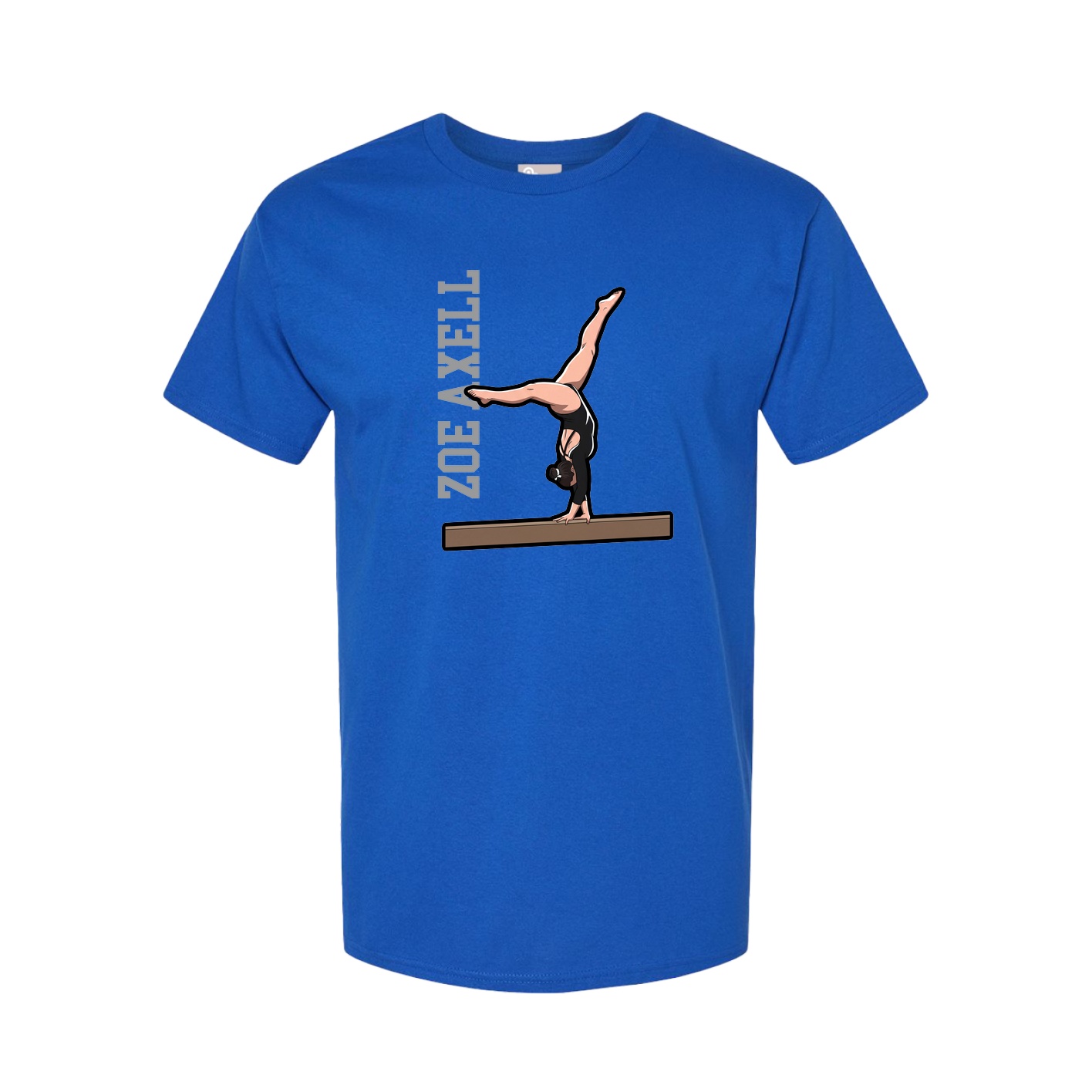 Tee — Name Vertical in Royal