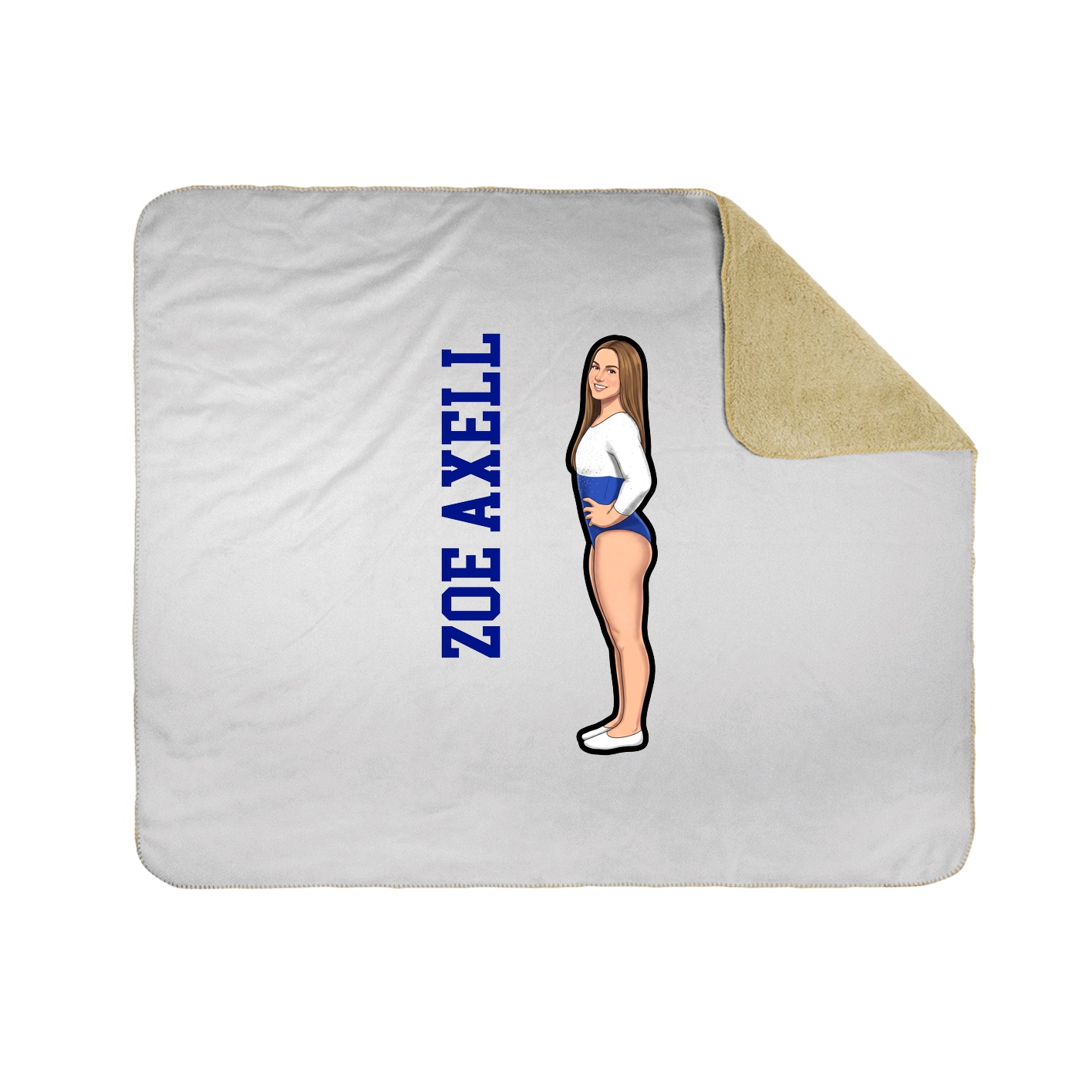 50x60 Sherpa Lined Throw Blanket