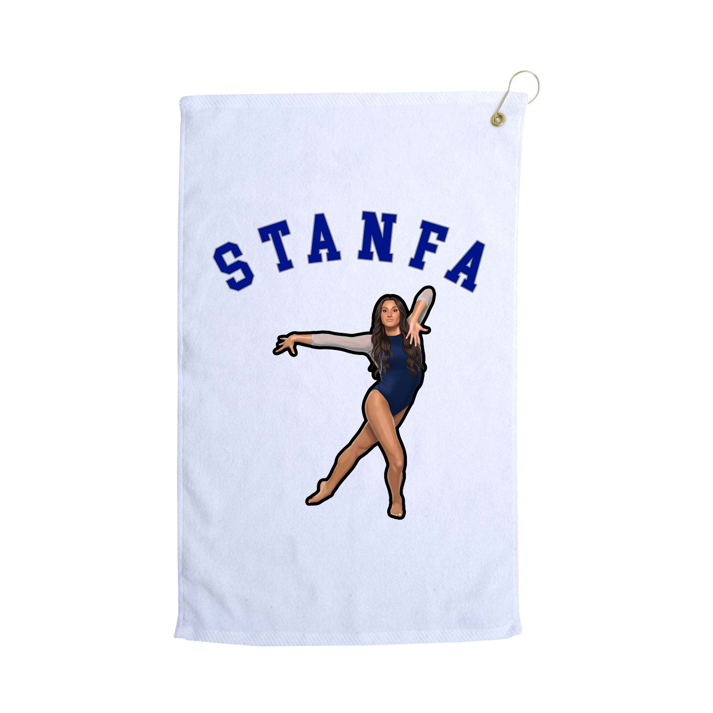 Golf Towel — Shirsey Arch in White