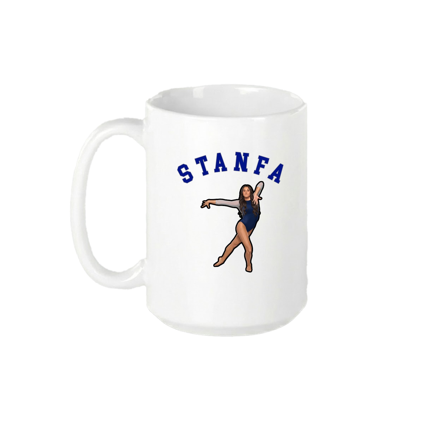 15oz Coffee Mug — Shirsey Arch in White