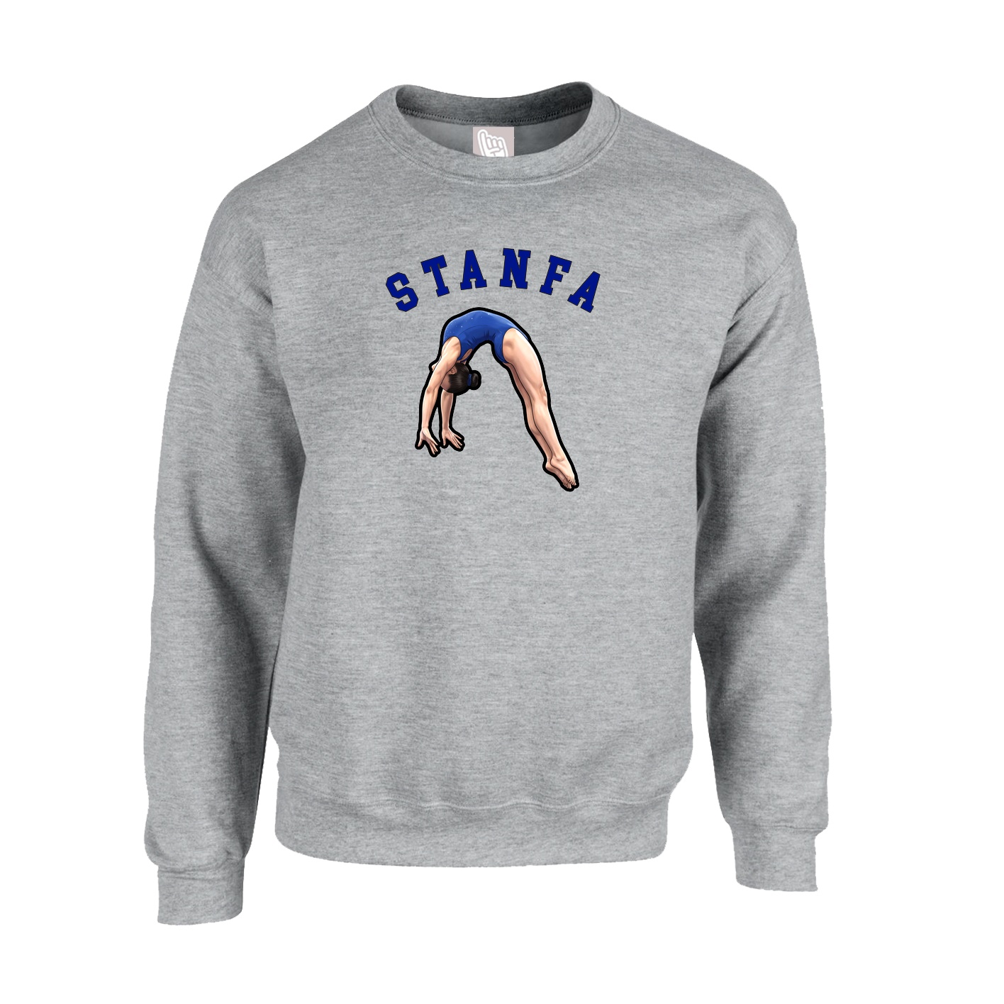 Fleece Crew — Shirsey Arch in Grey