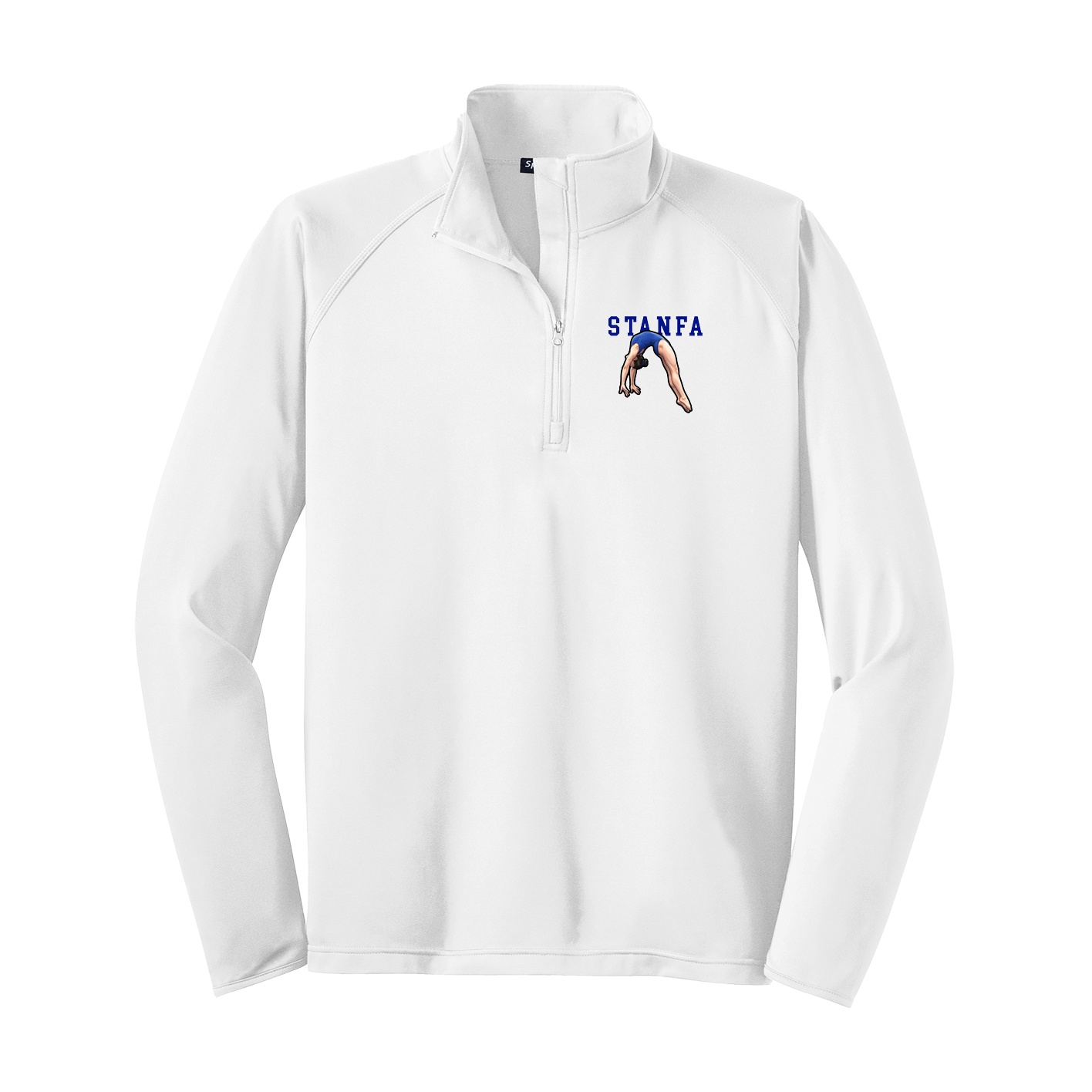 Q-Zip Pullover — Shirsey in White
