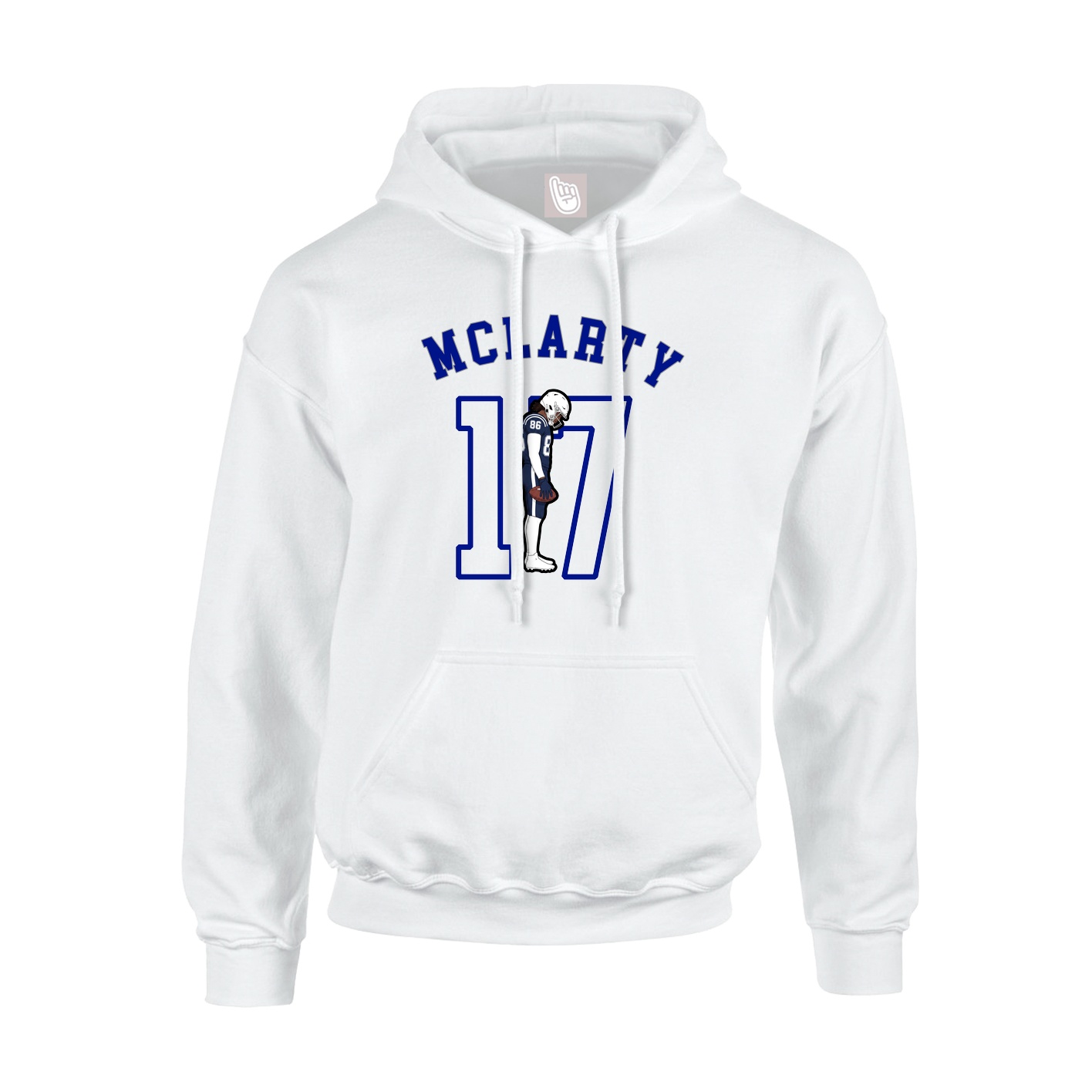 Hoodie — Shirsey Arch in White