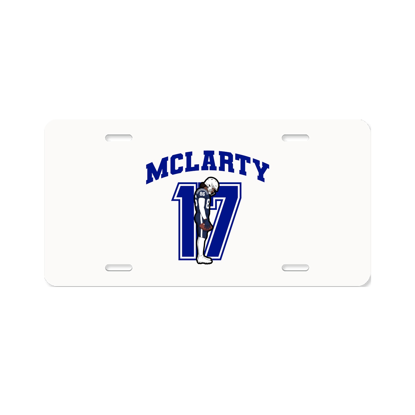 License Plate — Number in Classic
