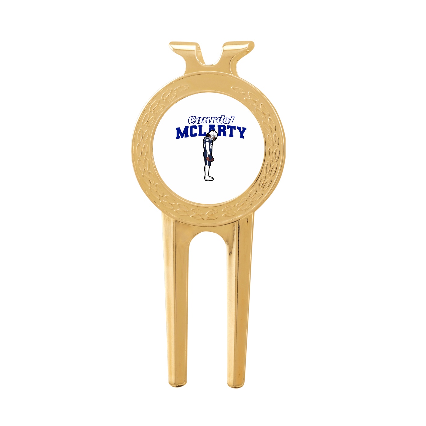 Divot Tool with Ball Marker — Name Arch in Classic