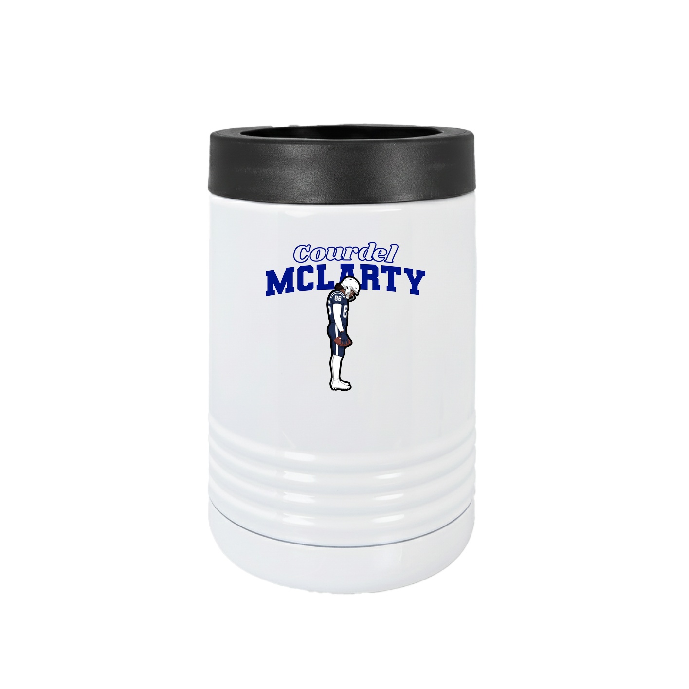 Beverage Holder — Name Arch in White