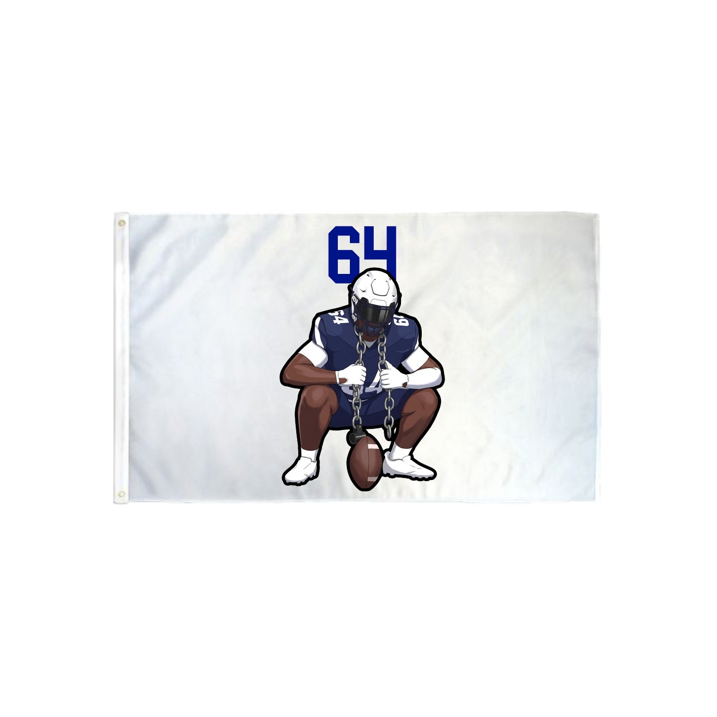 3x5 Flag — Number Top in Classic
