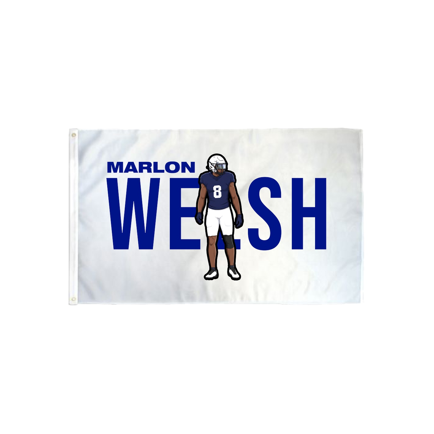 3x5 Flag — Player Name in Classic