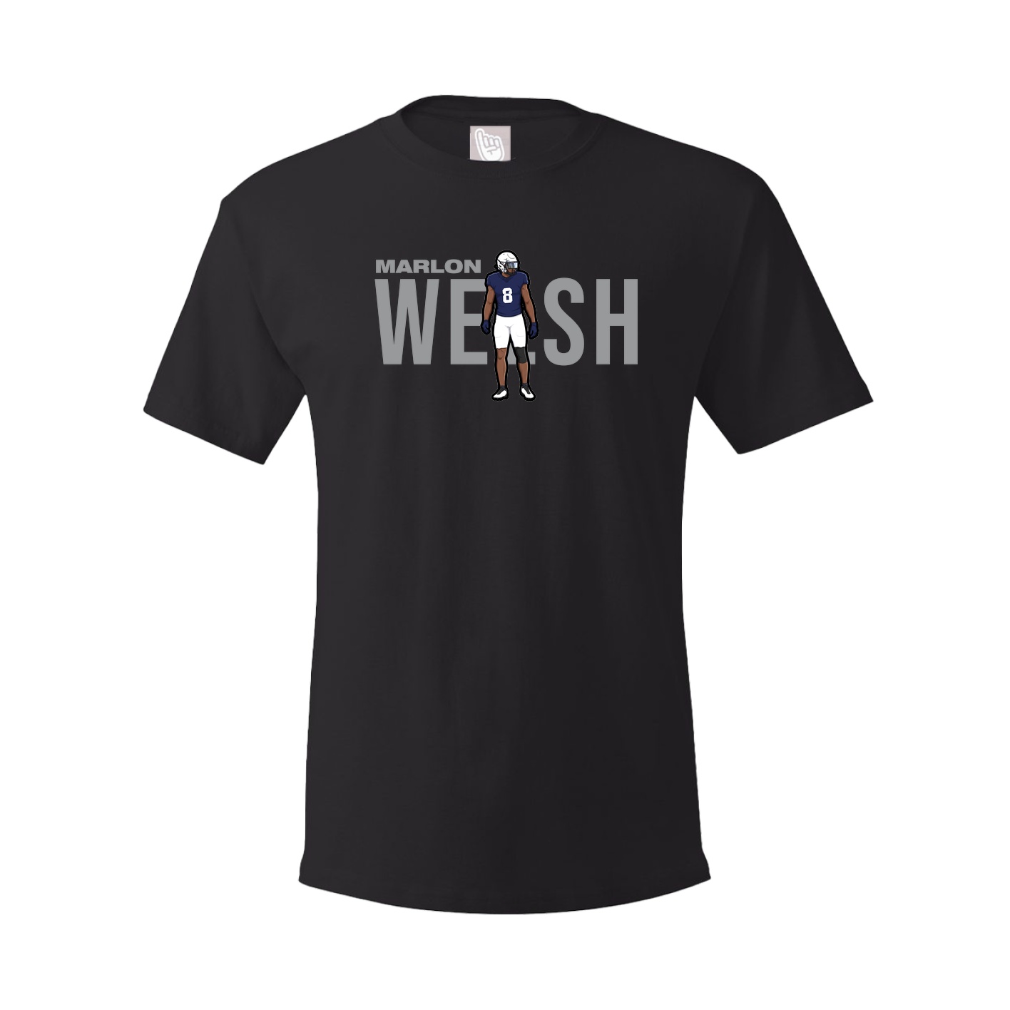 Youth Tee — Player Name in Black