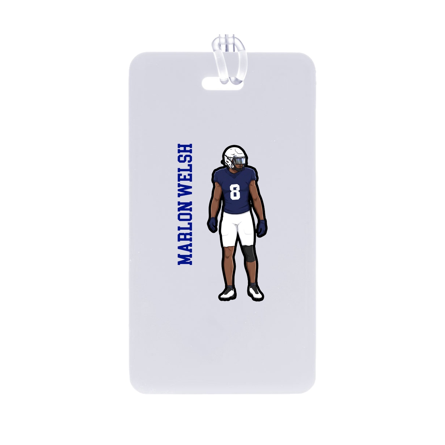 Bag Tag — Name Vertical in Classic