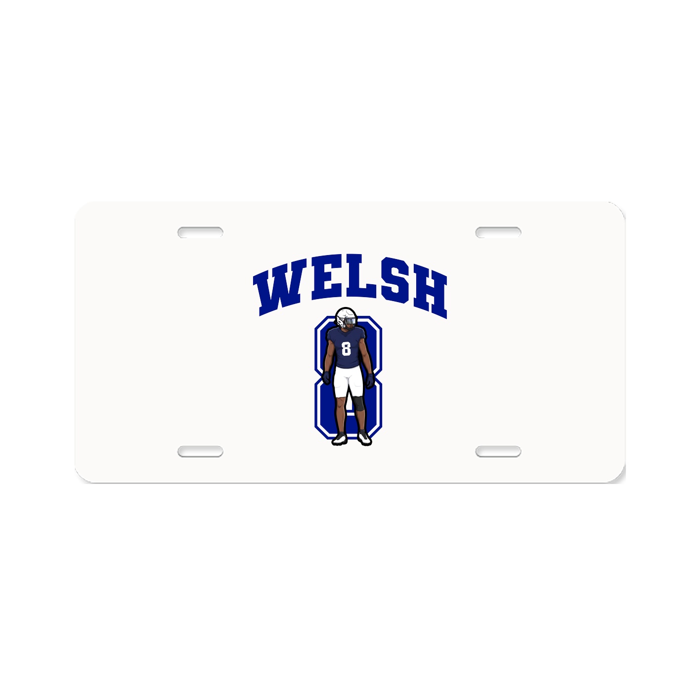 License Plate — Number in Classic