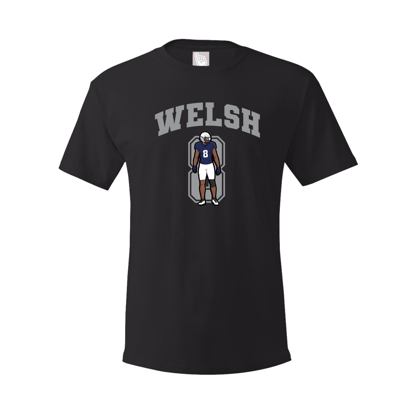 Youth Tee — Number in Black