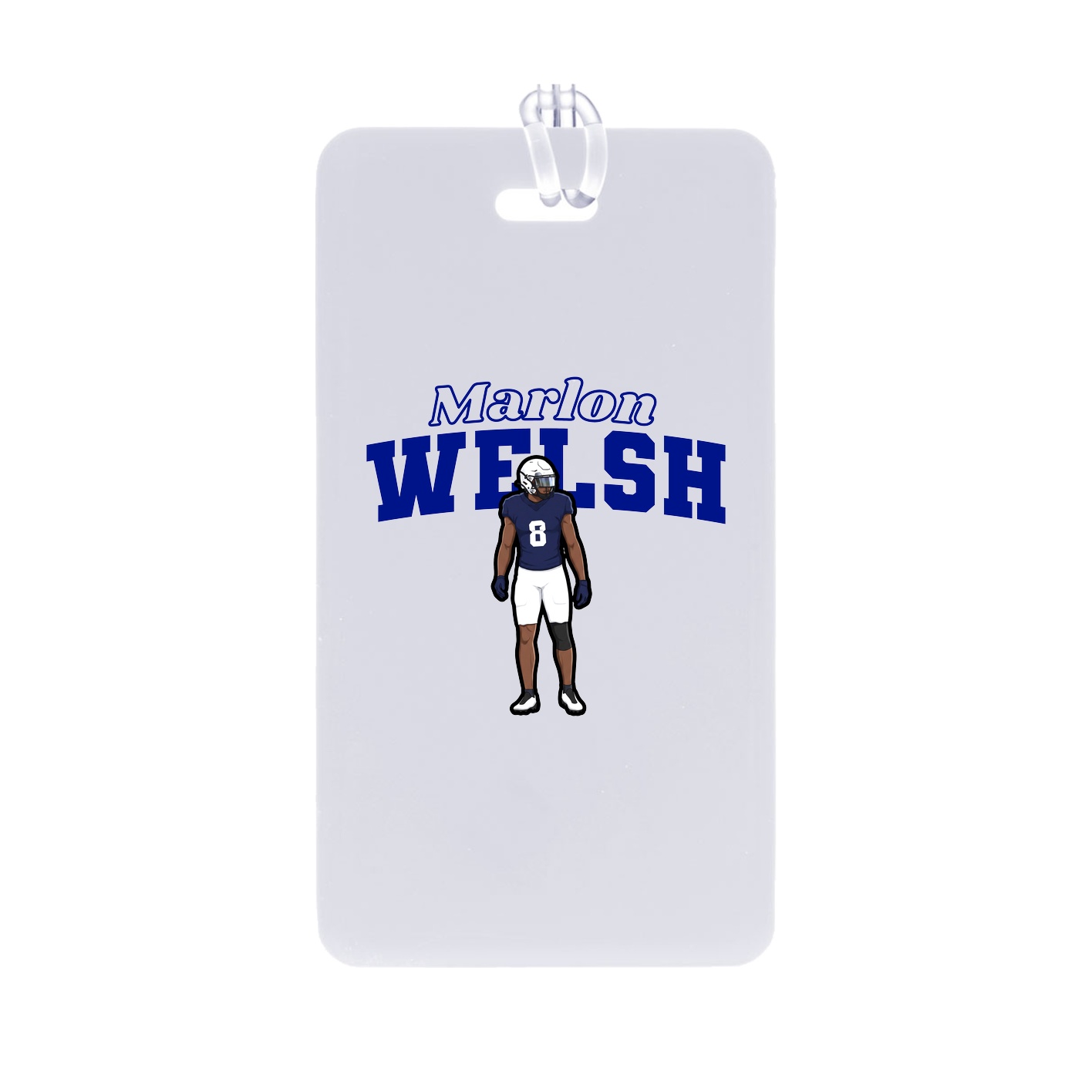 Bag Tag — Name Arch in Classic