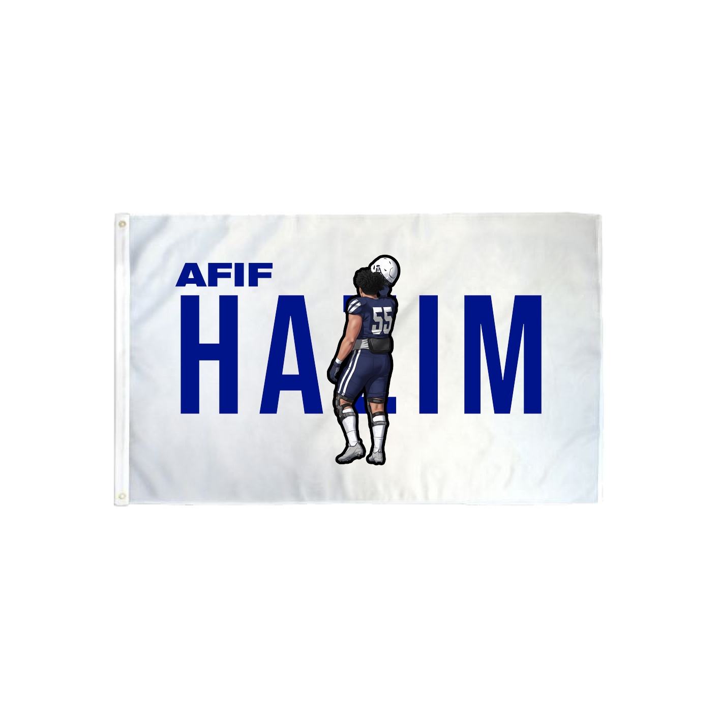 3x5 Flag — Player Name in Classic