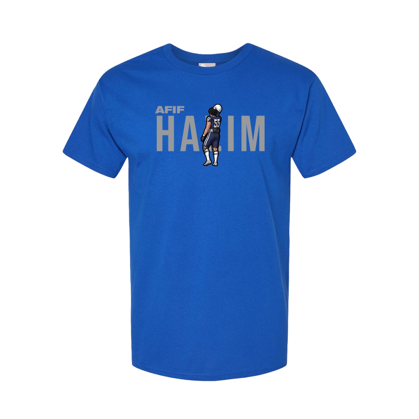 Youth Tee — Player Name in Royal