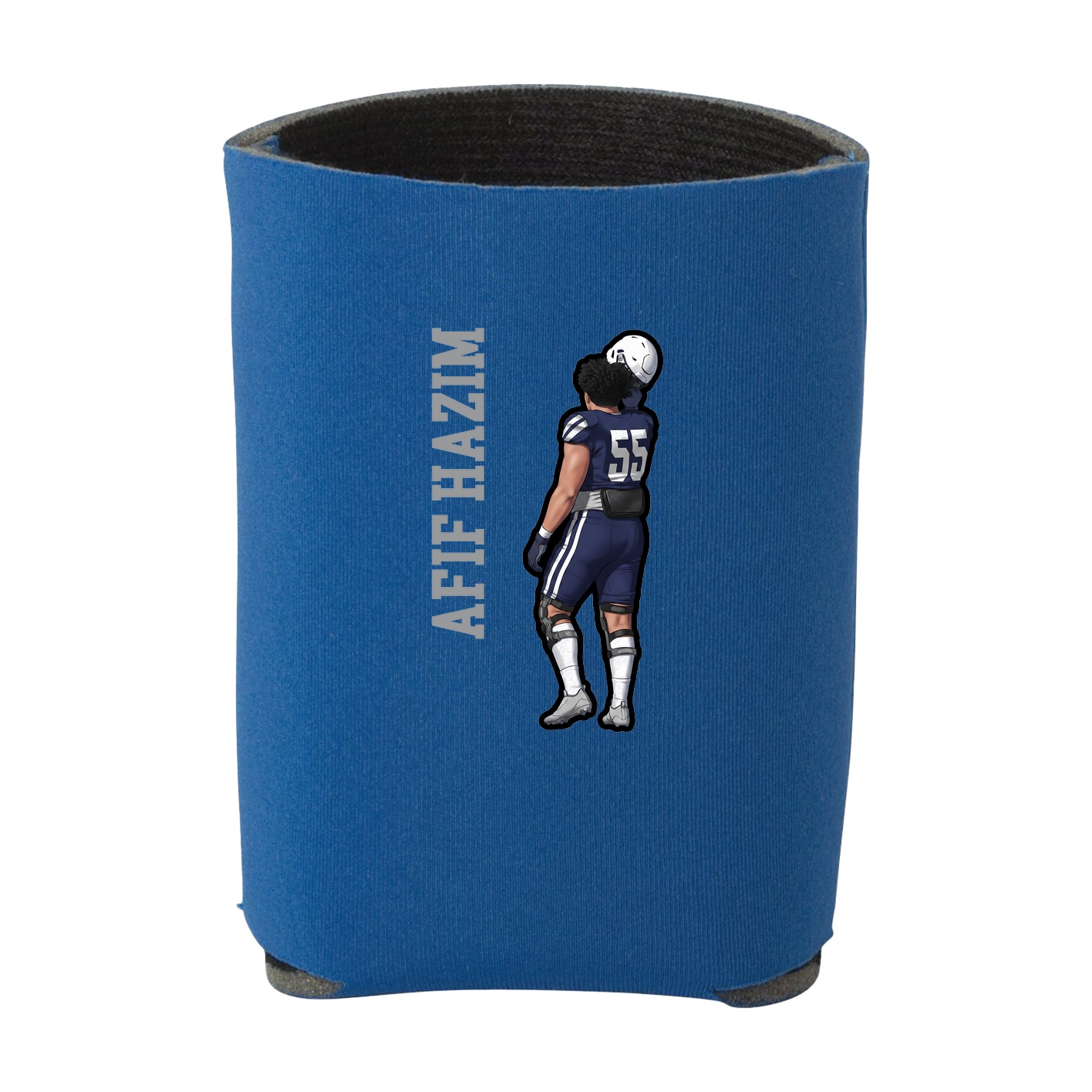 Can Holder — Name Vertical in Royal