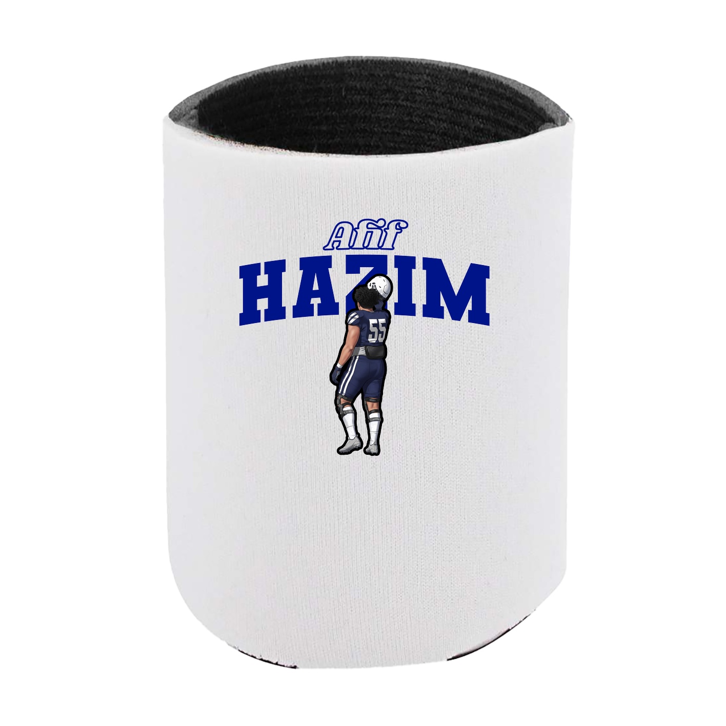 Can Holder — Name Arch in White