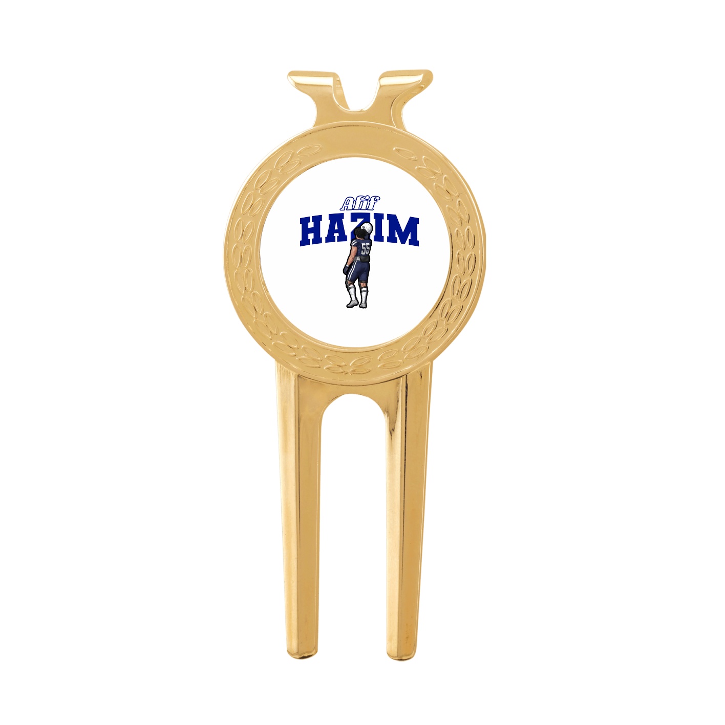 Divot Tool with Ball Marker — Name Arch in Classic