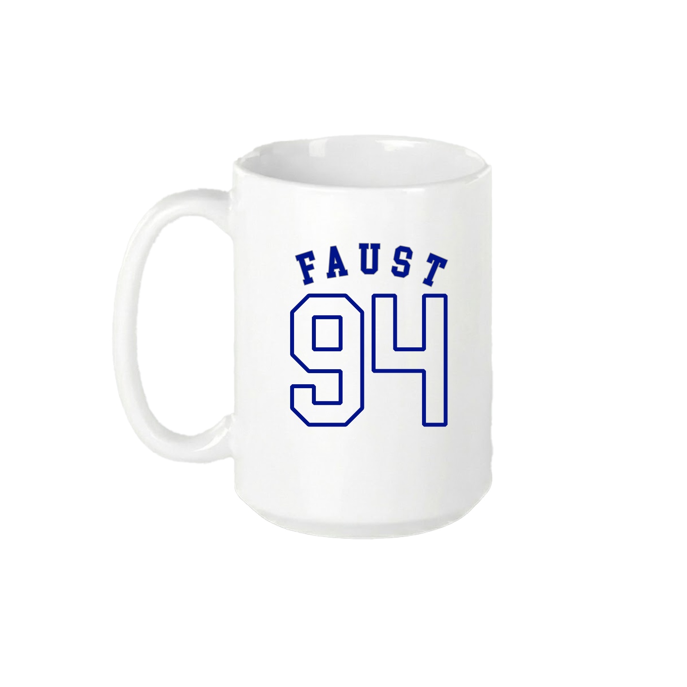 15oz Coffee Mug — Shirsey Arch in White