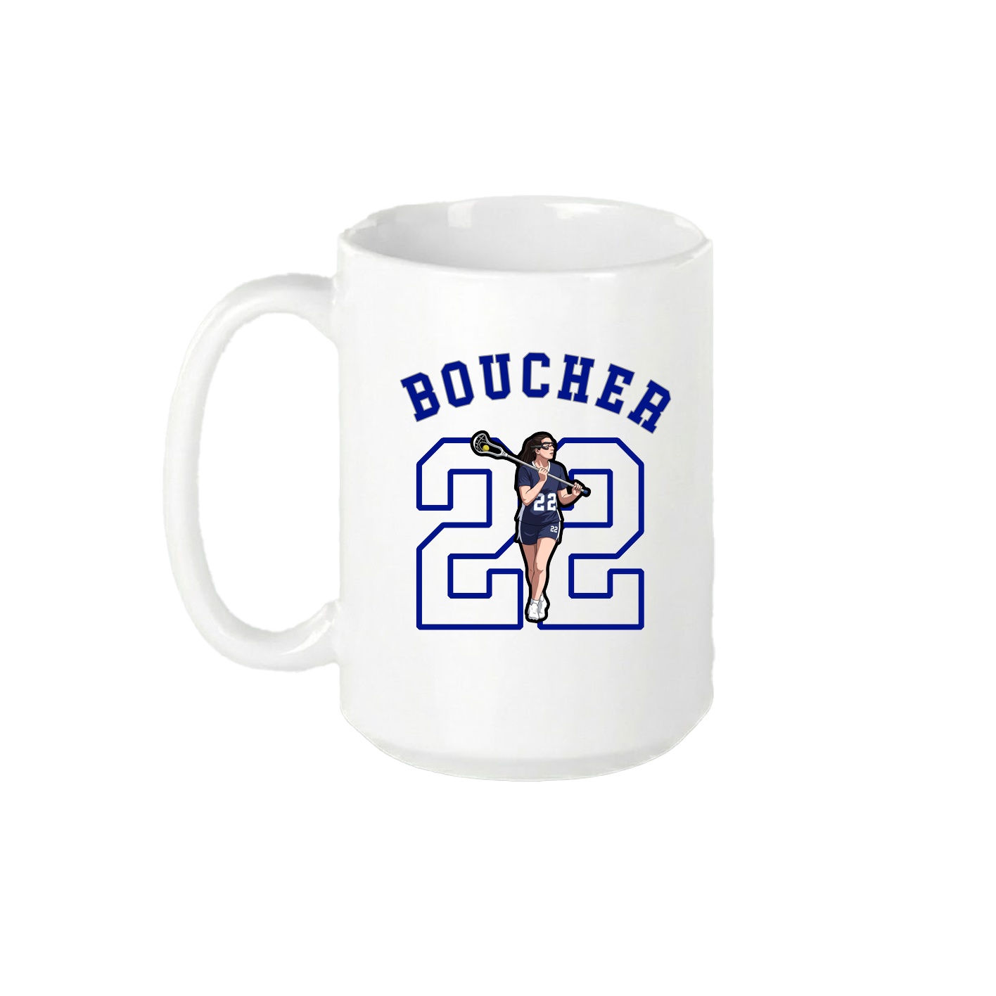 15oz Coffee Mug — Shirsey Arch in White