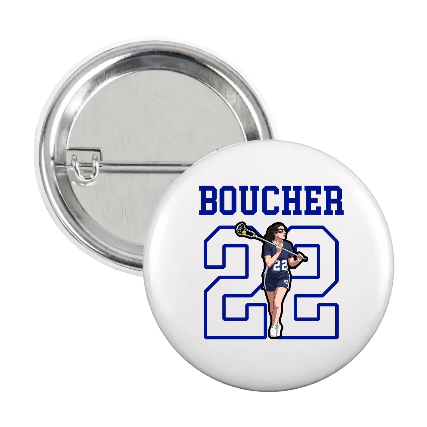 Game Day Button — Shirsey in White