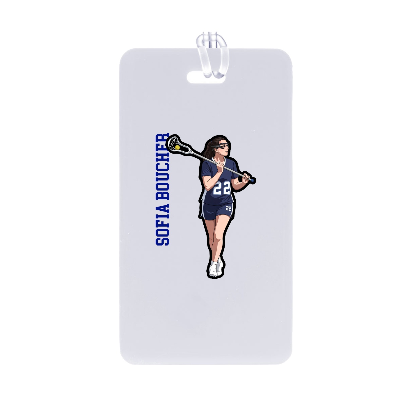 Bag Tag — Name Vertical in Classic