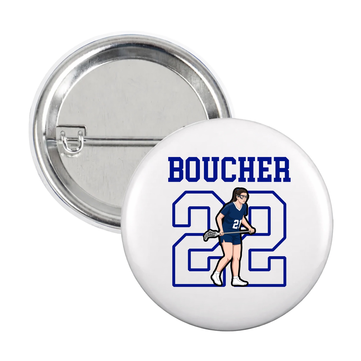 Game Day Button — Shirsey in White