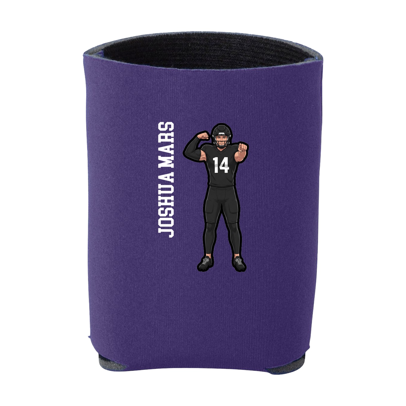 Can Holder — Name Vertical in Purple