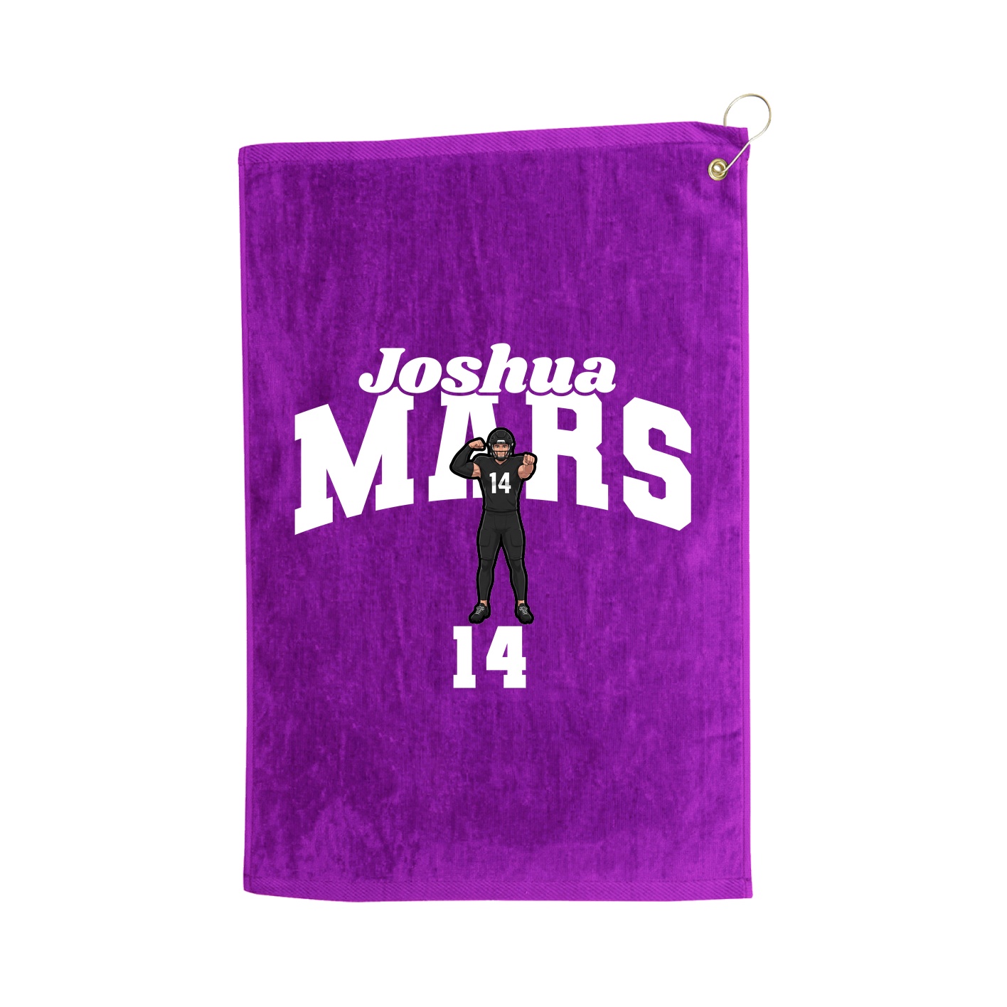 Golf Towel — Signature Arch in Purple