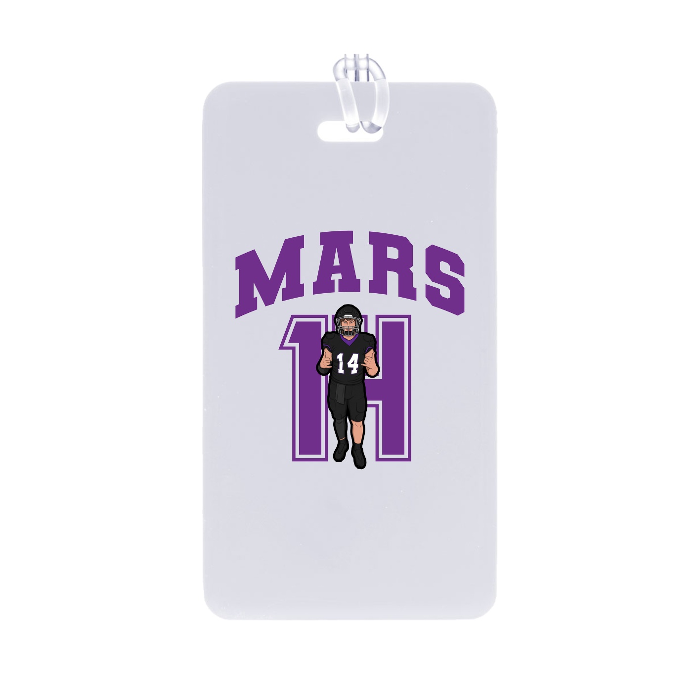 Bag Tag — Number in Classic