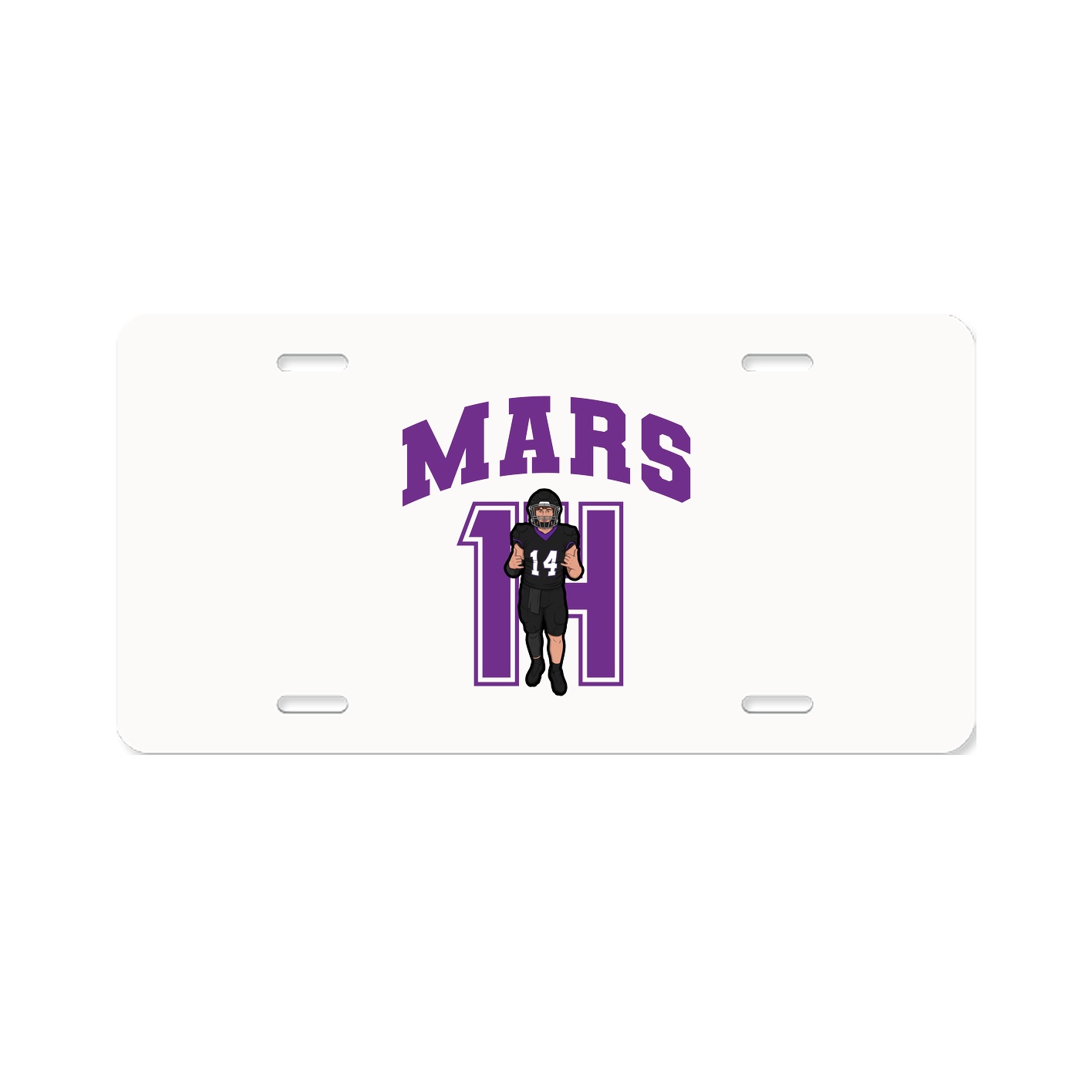 License Plate — Number in Classic