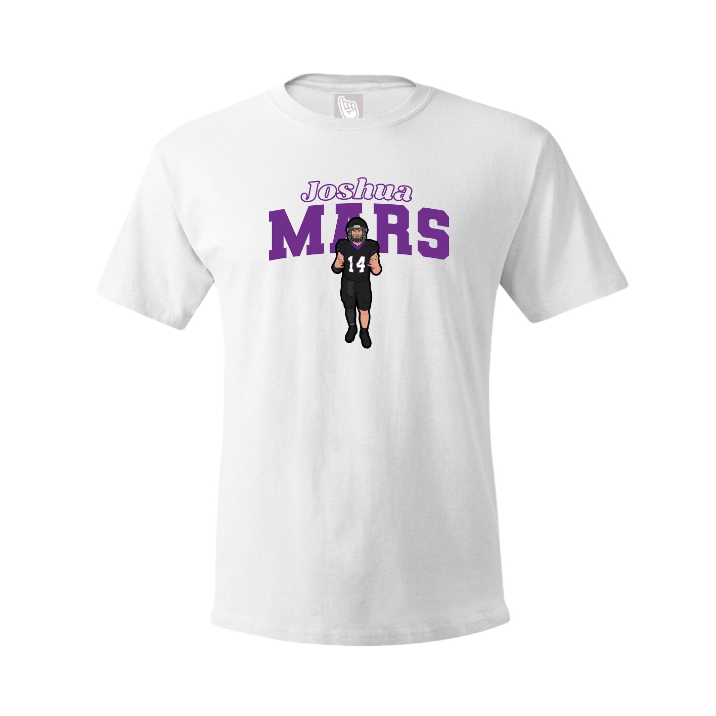 Tee — Name Arch in White