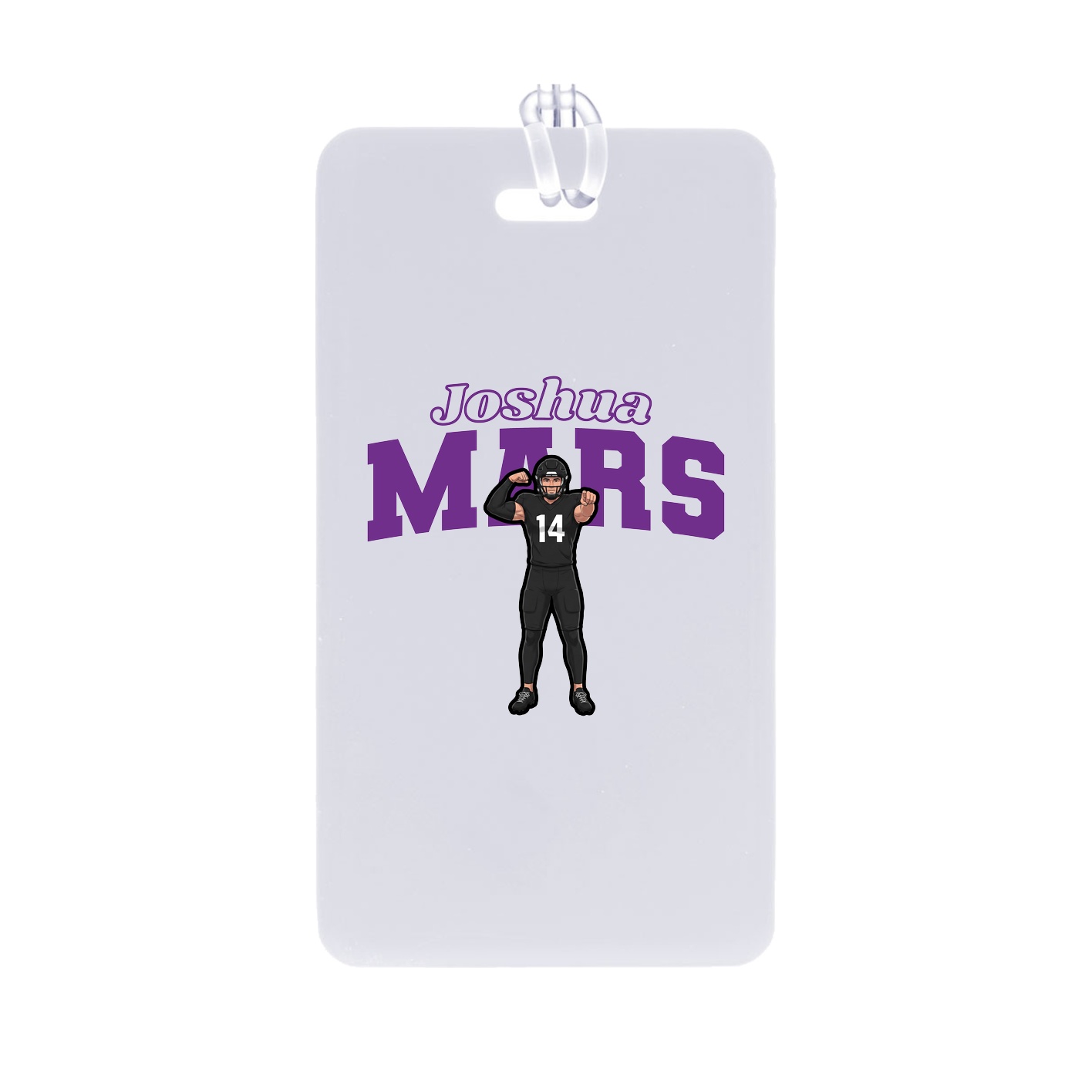 Bag Tag — Name Arch in Classic