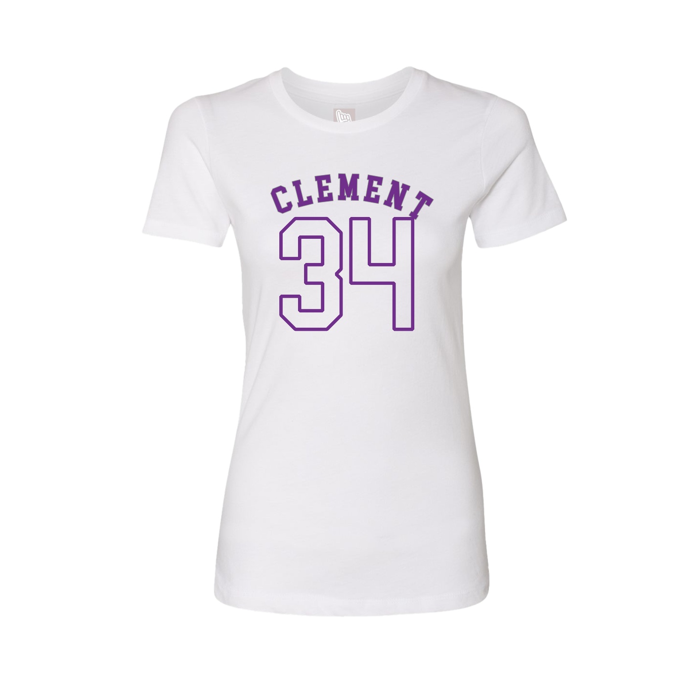 Fitted Women's Tee — Shirsey Arch in White