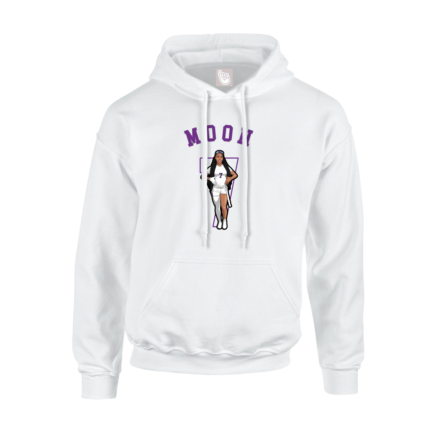 Youth Hoodie — Classic in White