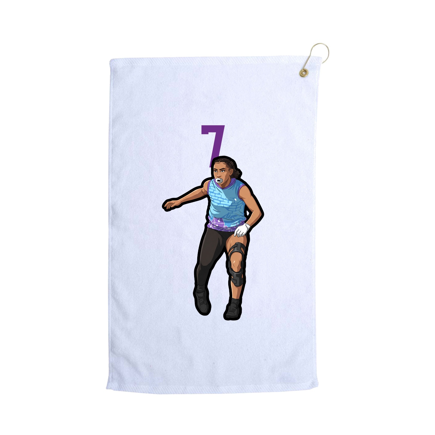Golf Towel — Classic in White