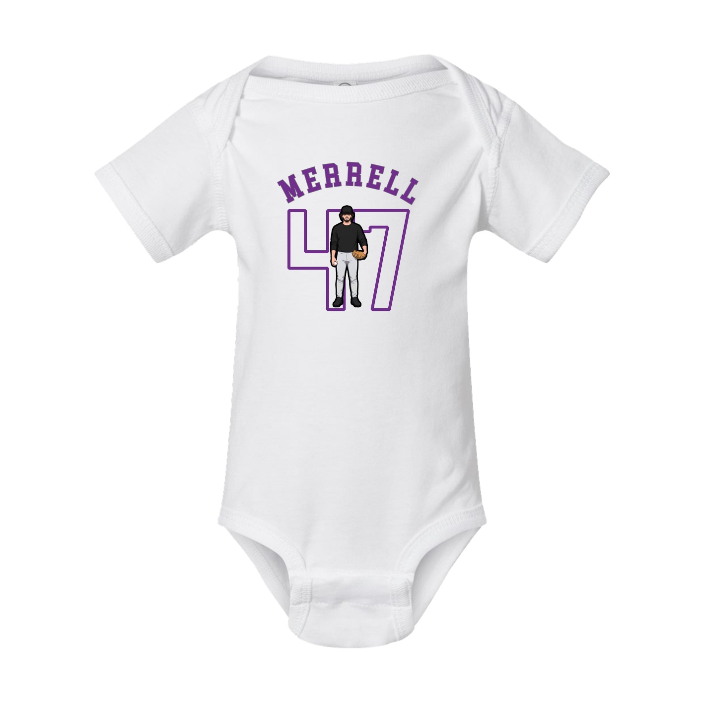 Baby Onesie — Shirsey Arch in White